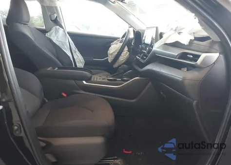 2022 Toyota Highlander L z USA, uszkodzony, nr VIN 5TDCZRAH5NS132283